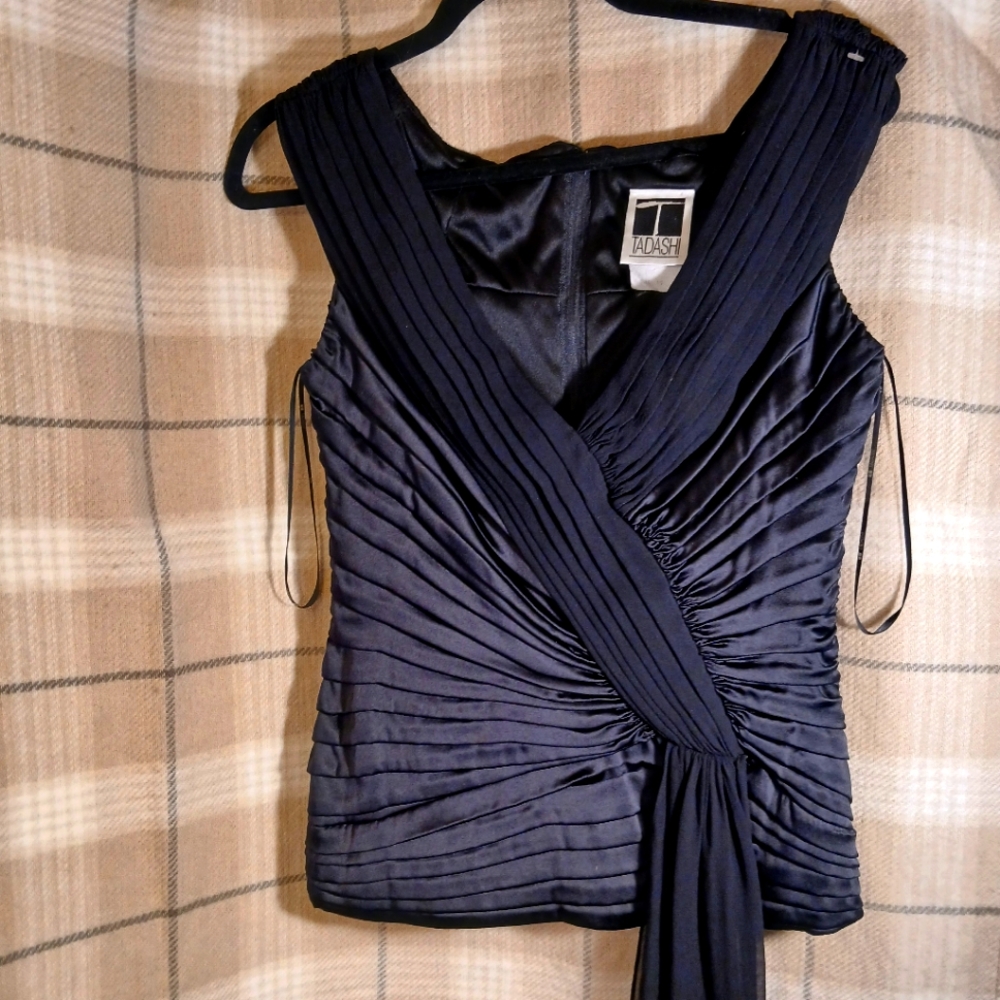 TADASHI DRESSY BLOUSE; FORMAL WEAR